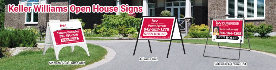 Keller Williams Open House Signs