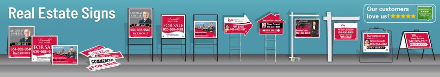 Keller Williams Real Estate Signs