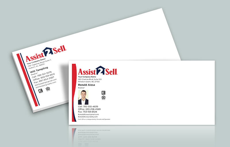Assist2Sell Real Estate #10 Agent Envelopes - Assist2Sell Real Estate  - Custom Stationery Templates for Realtors | BestPrintBuy.com