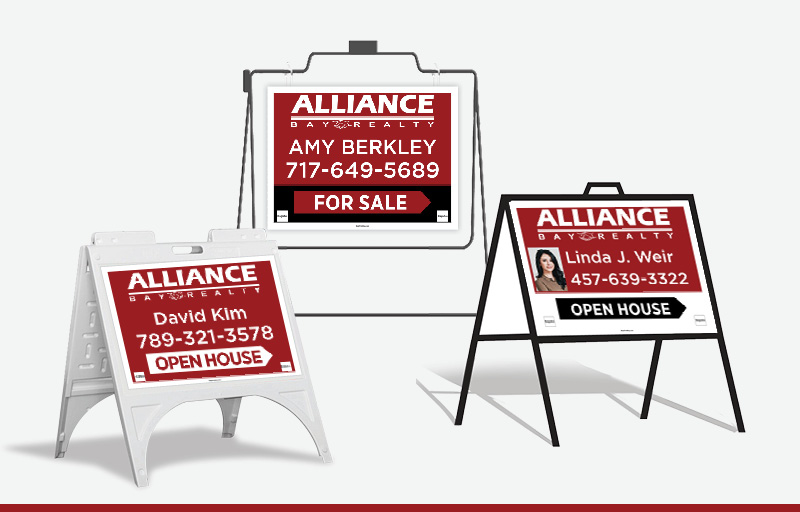 Alliance Bay Realty Real Estate Signs - ABR Signs for Realtors | BestPrintBuy.com