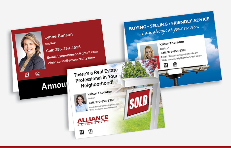 Alliance Bay Realty Real Estate Postcard Mailing -  direct mail postcard templates and mailing services | BestPrintBuy.com