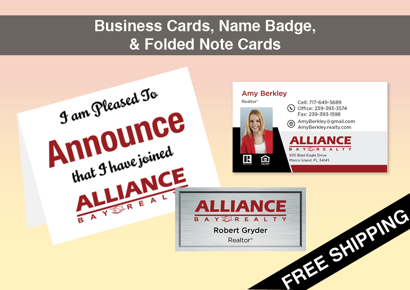 Alliance Bay Realty Real Estate BC Agent Package - Alliance Bay Realty approved vendor personalized business cards| BestPrintBuy.com