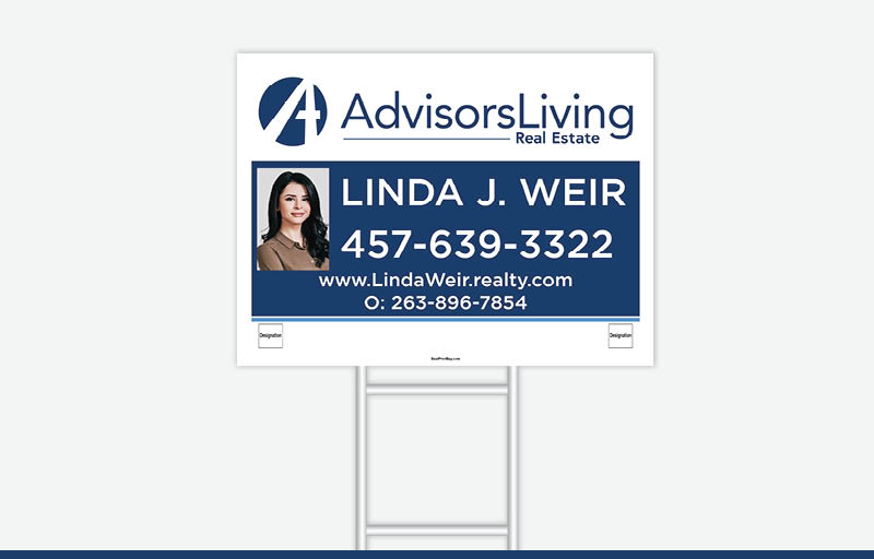 Advisors Living Real Estate Signs - ALR Signs for Realtors | BestPrintBuy.com