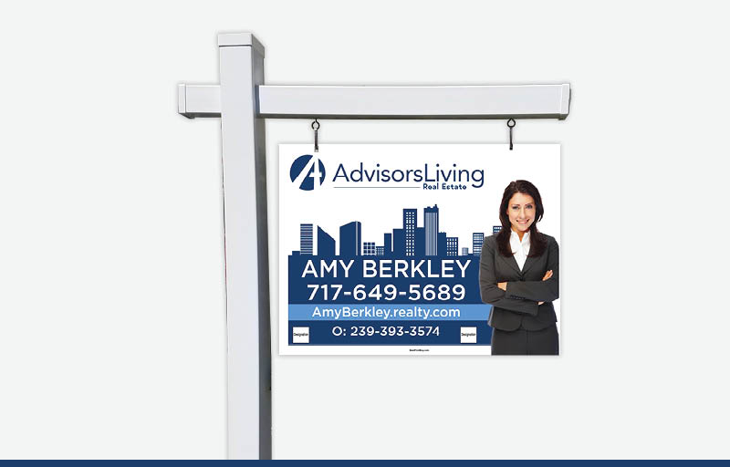 Advisors Living Real Estate Signs - ALR Signs for Realtors | BestPrintBuy.com