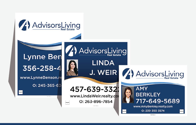 Advisors Living Real Estate Signs - ALR Signs for Realtors | BestPrintBuy.com