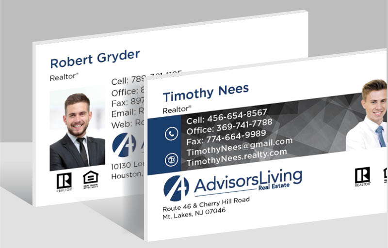 Advisors Living Real Estate Ultra Thick Business Cards - Thick Stock & Matte Finish Business Cards for Realtors | BestPrintBuy.com