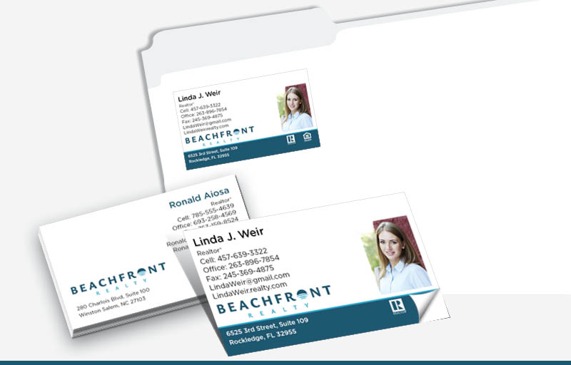 Business card label