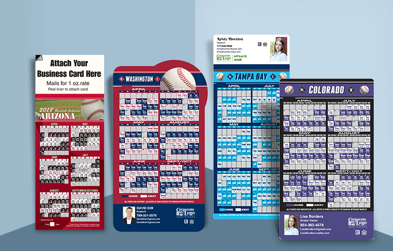 Better Homes And Gardens Real Estate Baseball Schedules - Better Homes And Gardens custom sports schedule magnets | BestPrintBuy.com