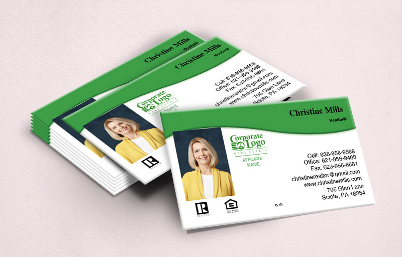 Better Homes And Gardens Real Estate Ultra Thick Business Cards With Photo - Better Homes And Gardens - Luxury, Thick Stock Business Cards with a Matte Finish for Realtors | BestPrintBuy.com