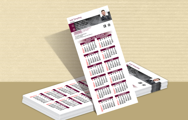 Berkshire Hathaway Real Estate Business Card Calendar Magnets