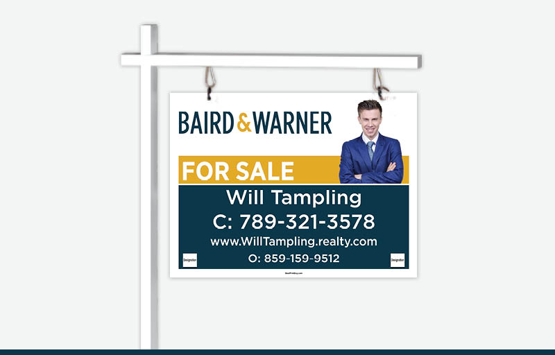 Baird & Warner Real Estate Signs -  Signs for Realtors | BestPrintBuy.com