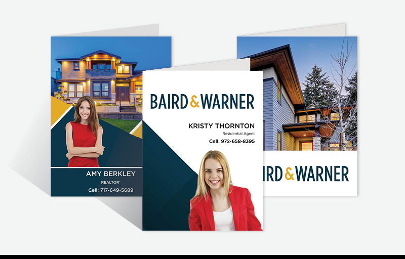 Baird & Warner Real Estate Custom Presentation Folders - custom folders | BestPrintBuy.com