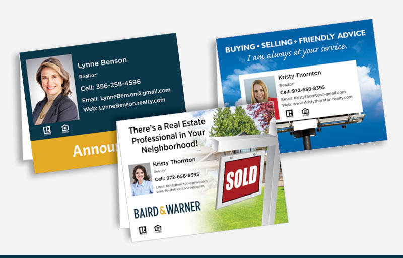 Baird & Warner Real Estate Postcard Mailing -  direct mail postcard templates and mailing services | BestPrintBuy.com