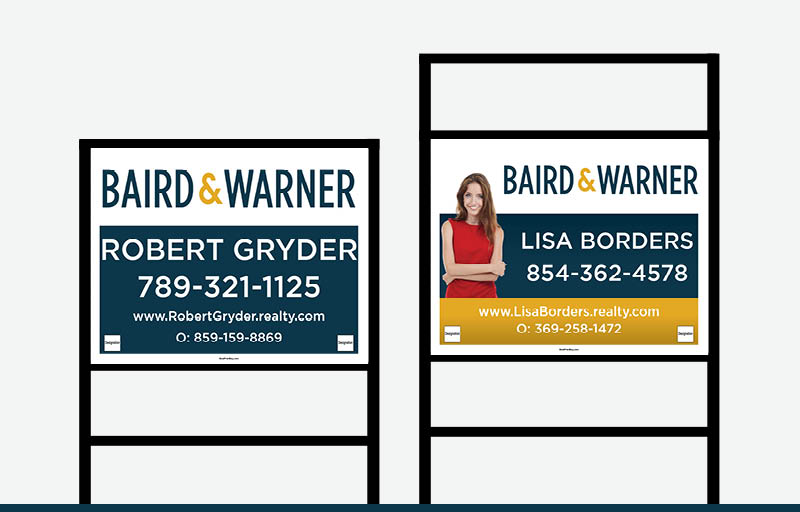 Baird & Warner Real Estate Signs - BW Signs for Realtors | BestPrintBuy.com
