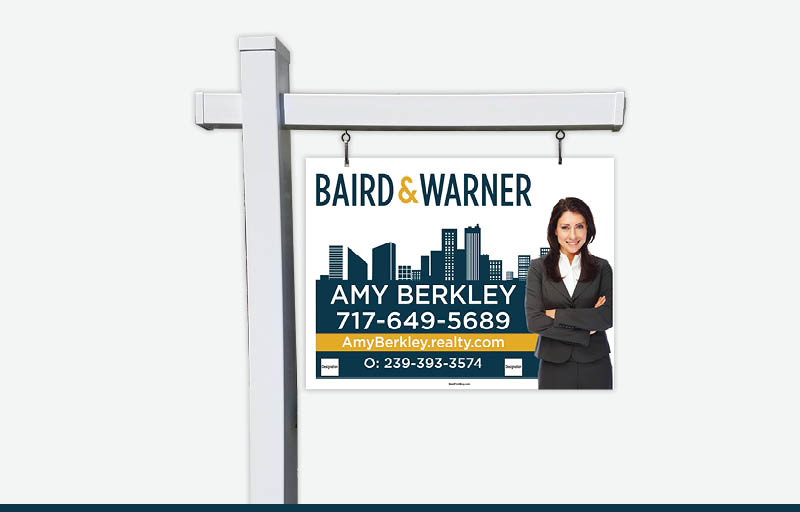 Baird & Warner Real Estate Signs - BW Signs for Realtors | BestPrintBuy.com