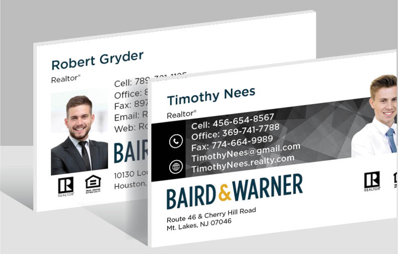 Baird & Warner Real Estate Ultra Thick Business Cards - Thick Stock & Matte Finish Business Cards for Realtors | BestPrintBuy.com