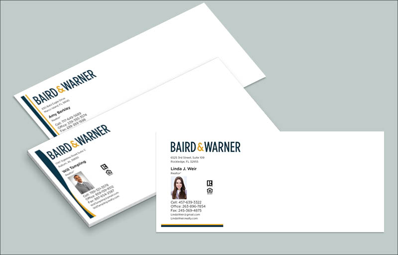 Baird & Warner Real Estate #10 Envelopes - Custom #10 Envelopes Stationery for Realtors | BestPrintBuy.com