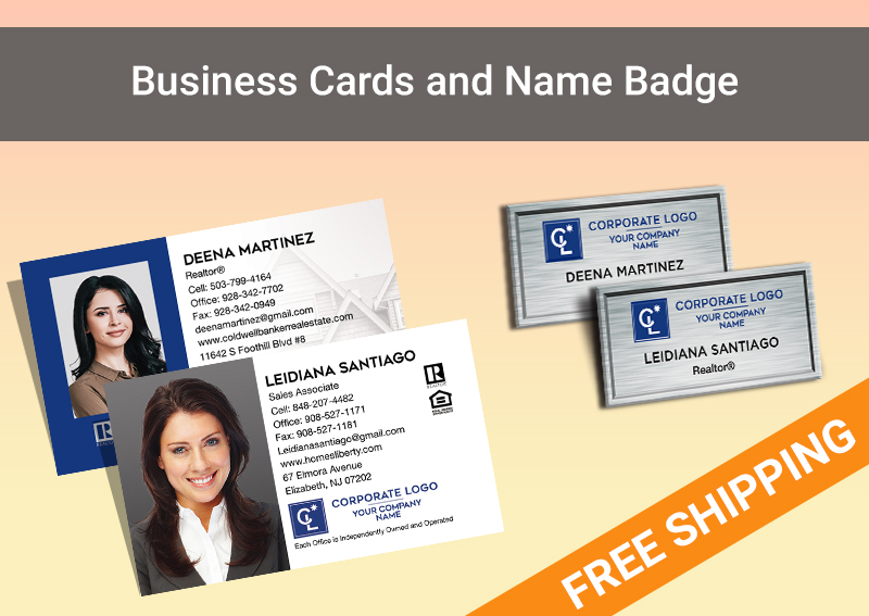 Coldwell Banker Real Estate Silver Agent Package - personalized business cards, letterhead, envelopes and note cards | BestPrintBuy.com