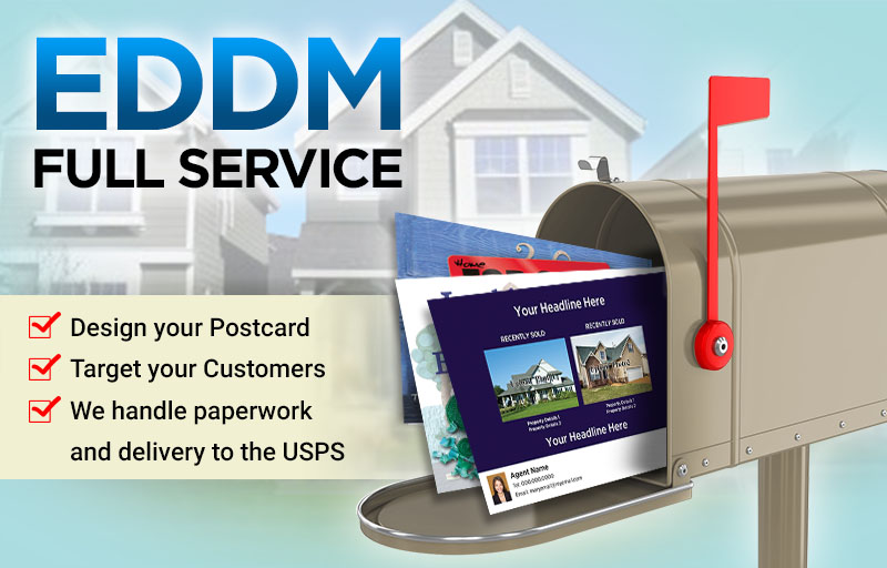 Counselor Realty Real Estate Full Service EDDM Postcards - Counselor Realty personalized Every Door Direct Mail Postcards printed and delivered to USPS | BestPrintBuy.com