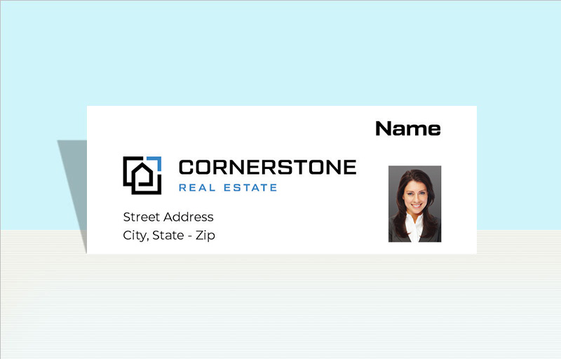 Cornerstone Real Estate Real Estate Return Address Labels - Cornerstone Real Estate  personalized mailing labels for envelopes | BestPrintBuy.com