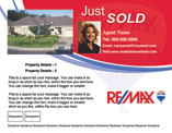 RE/MAX Just Sold Postcards