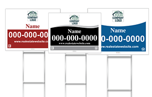 18 H X 24 W Corrugated Yard Sign & Stake