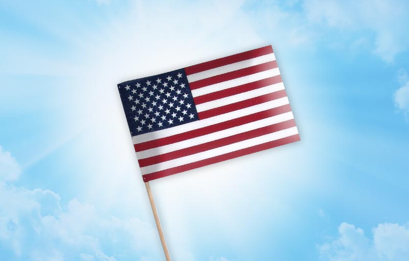 Iron Valley American Stick Cotton Flags | BestPrintBuy.com