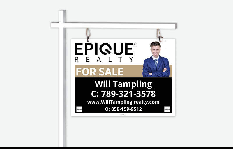 Epique Realty Real Estate Signs - Signs for Realtors | BestPrintBuy.com