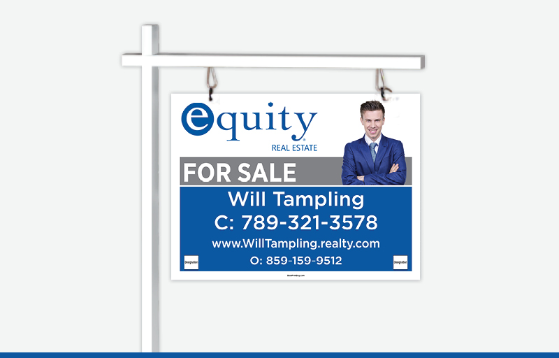 Equity Real Estate Signs -  Signs for Realtors | BestPrintBuy.com