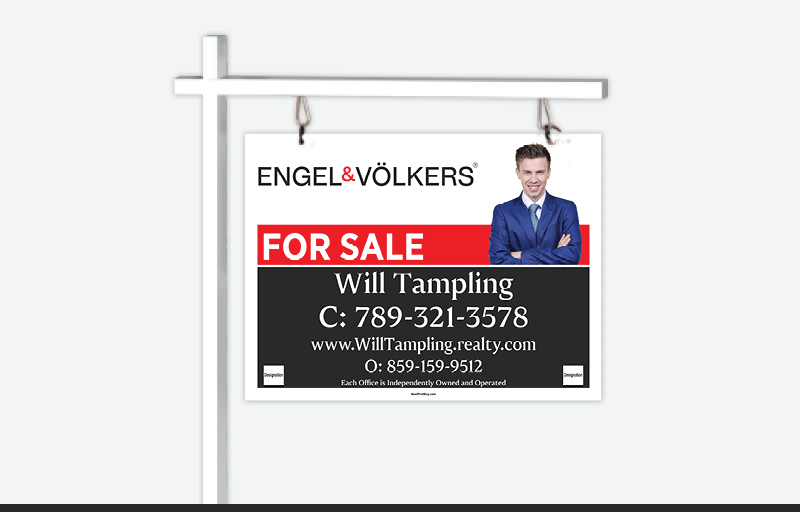 Engel Volkers Real Estate Signs - Signs for Realtors | BestPrintBuy.com