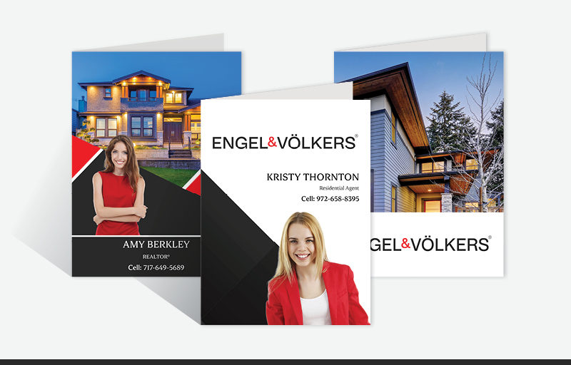 Engel Volkers Real Estate Custom Presentation Folders - custom folders | BestPrintBuy.com