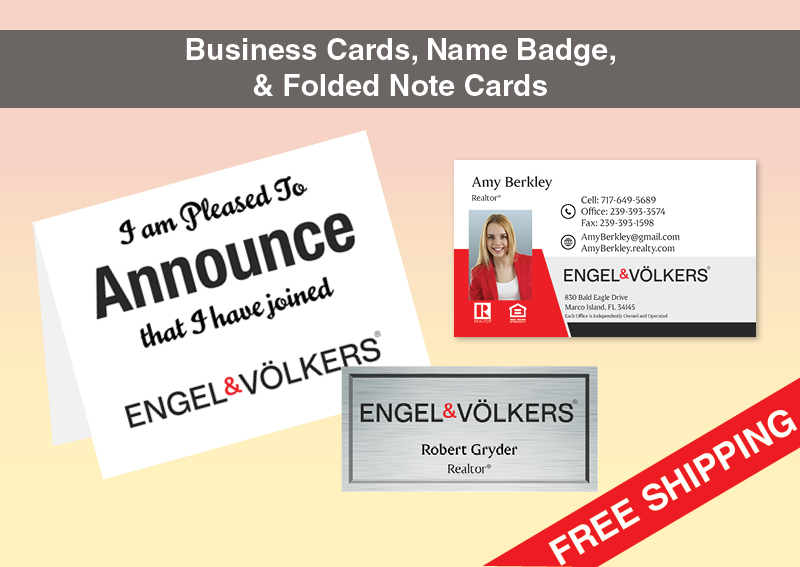 Engel Volkers Real Estate BC Agent Package - Engel Volkers approved vendor personalized business cards| BestPrintBuy.com