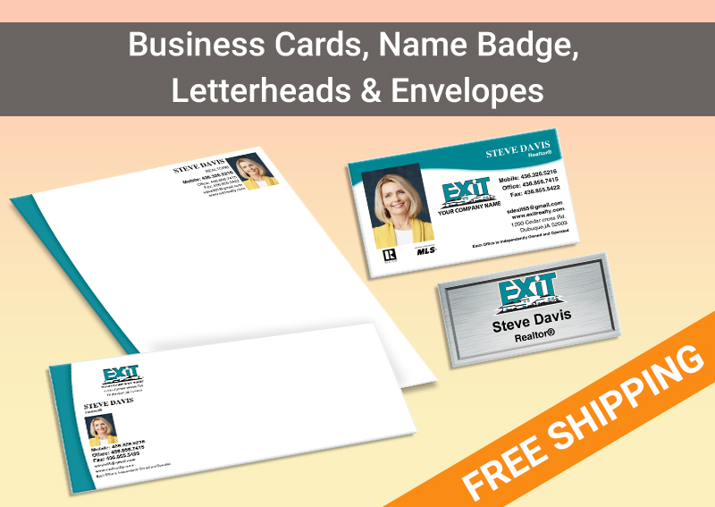 EXIT Realty Real Estate BC Agent Package -  personalized business cards| BestPrintBuy.com