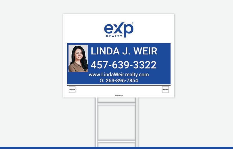 eXp Realty Real Estate Signs - MHRS Approved Vendor Signs for Realtors | BestPrintBuy.com