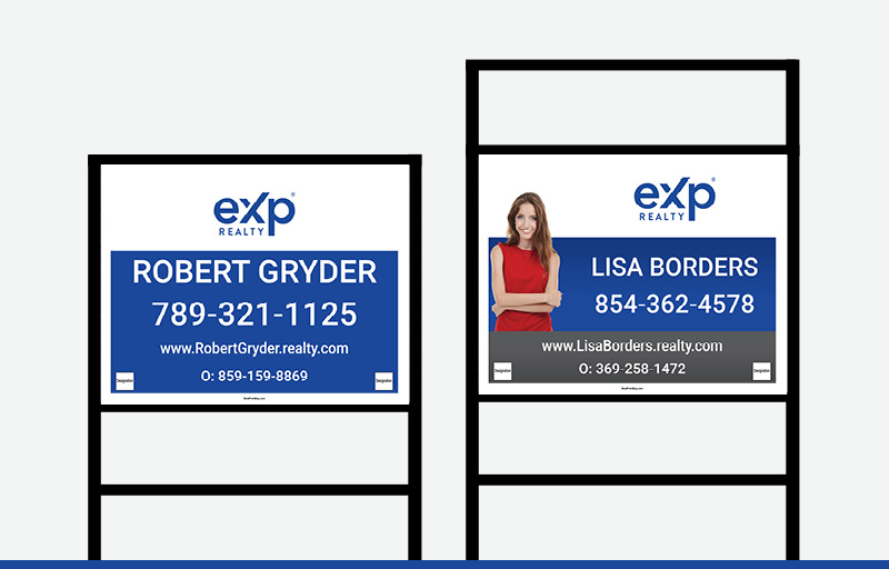 eXp Realty Real Estate Signs - MHRS Approved Vendor Signs for Realtors | BestPrintBuy.com