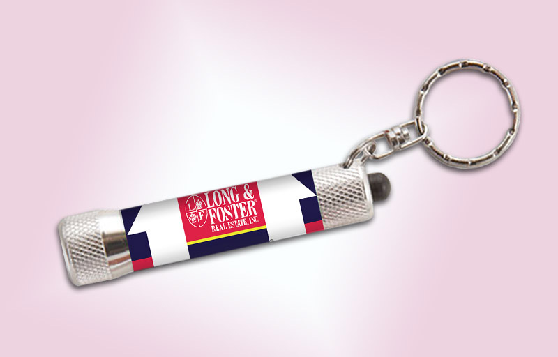 Long and Foster Real Estate Full-Color Chroma Flashlight - Long and Foster  personalized realtor flashlight key chain promotional products | BestPrintBuy.com
