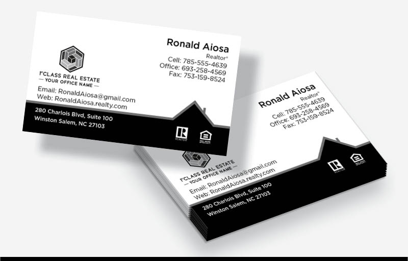 1st Class Real Estate Business Card Magnets Without Photo - 1st Class Real Estate  personalized marketing materials | BestPrintBuy.com