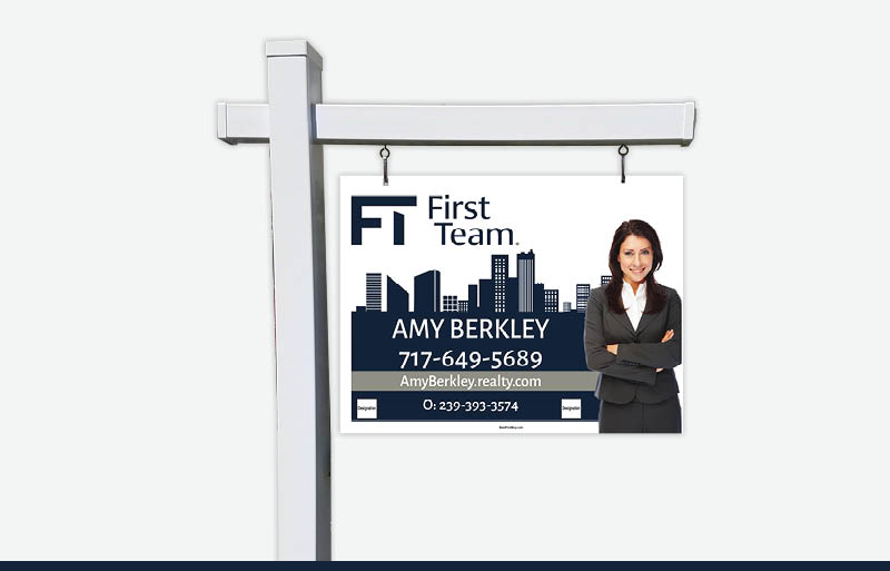 First Team Real Estate Signs - FT Approved Vendor Signs for Realtors | BestPrintBuy.com