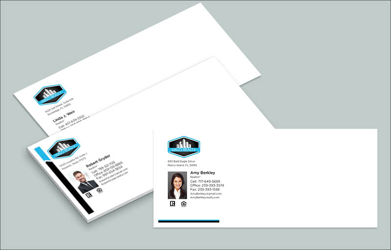 Halo Realty Real Estate #10 Envelopes - Custom #10 Envelopes Stationery for Realtors | BestPrintBuy.com