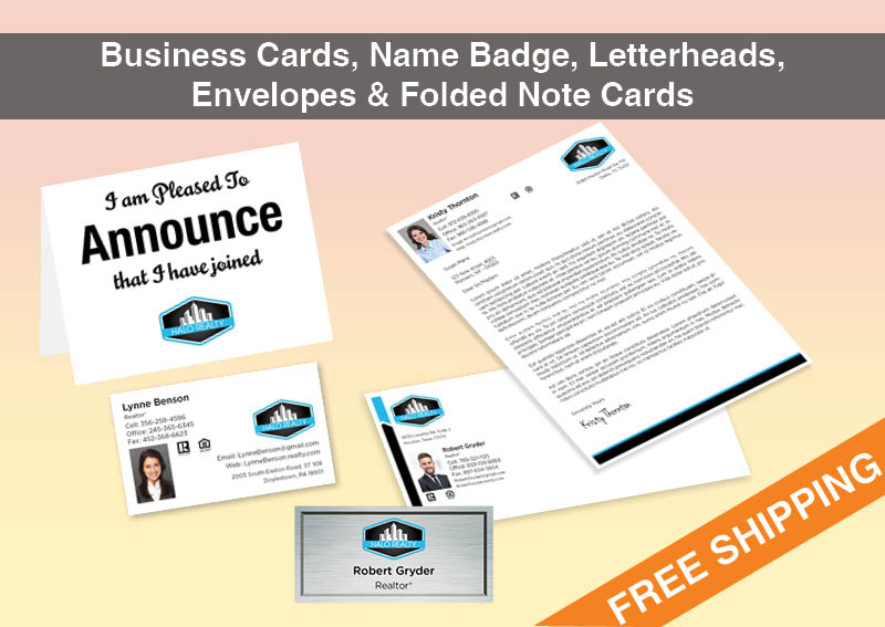 Halo Realty Real Estate BC Agent Package - Halo Realty approved vendor personalized business cards| BestPrintBuy.com