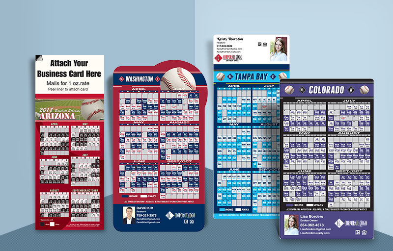 HomeSmart Real Estate Baseball Schedules - HomeSmart approved vendor custom sports schedule magnets | BestPrintBuy.com