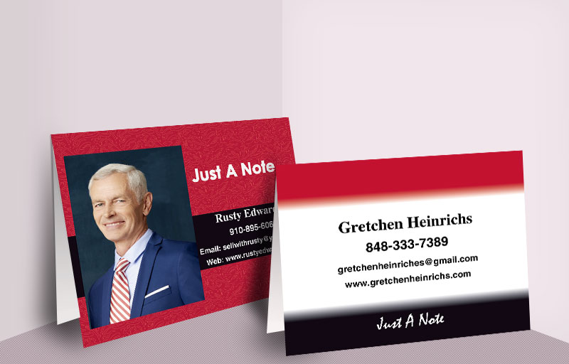 HomeSmart Real Estate Folded Note Cards - HomeSmart Real Estate  'Just a Note' note card stationery | BestPrintBuy.com
