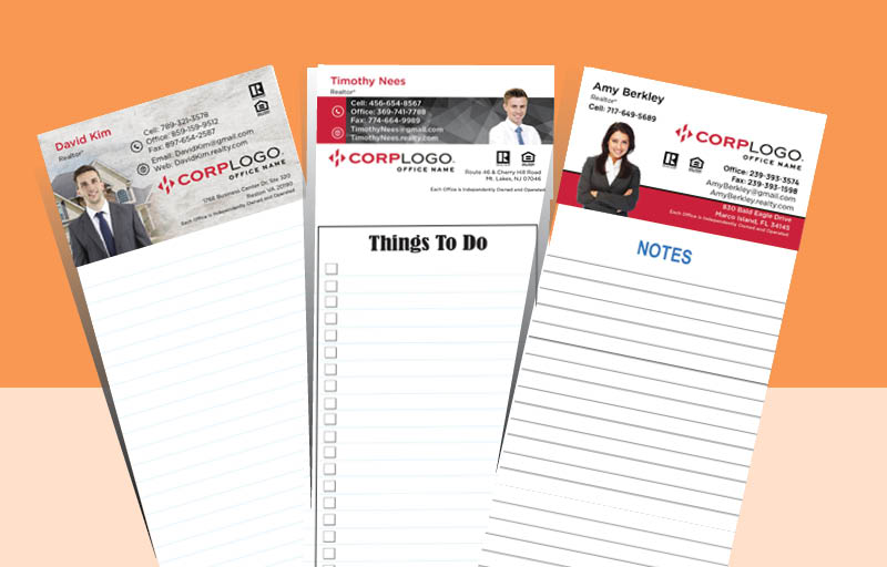 Home Smart Silhouette Notepads - Home Smart approved vendor personalized realtor marketing materials | BestPrintBuy.com
