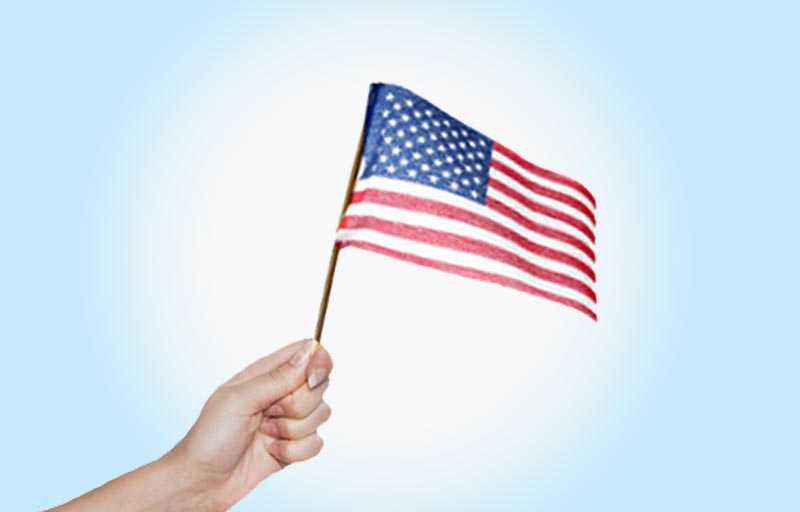 Iron Valley American Handheld Flags | BestPrintBuy.com