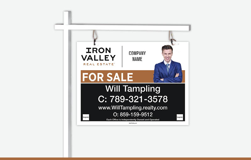 Iron Valley Real Estate Signs -  Signs for Realtors | BestPrintBuy.com