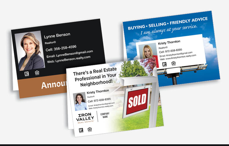 Iron Valley Real Estate Postcard Mailing -  direct mail postcard templates and mailing services | BestPrintBuy.com