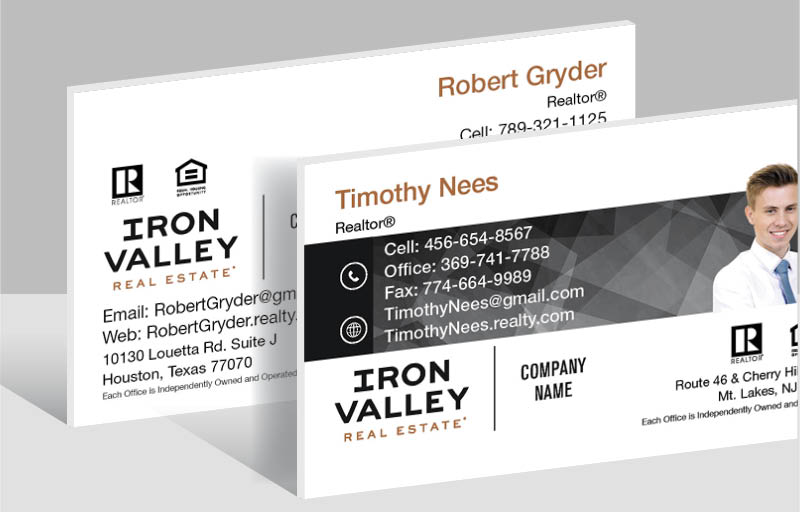 Iron Valley Real Estate Ultra Thick Business Cards - Thick Stock & Matte Finish Business Cards for Realtors | BestPrintBuy.com