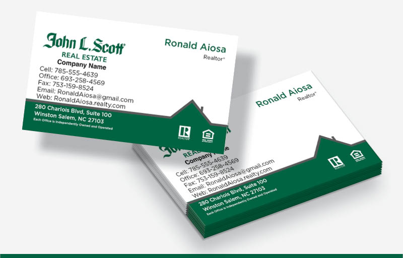 John L.Scott Real Estate Business Cards Without Photo - John L.Scott  marketing materials | BestPrintBuy.com