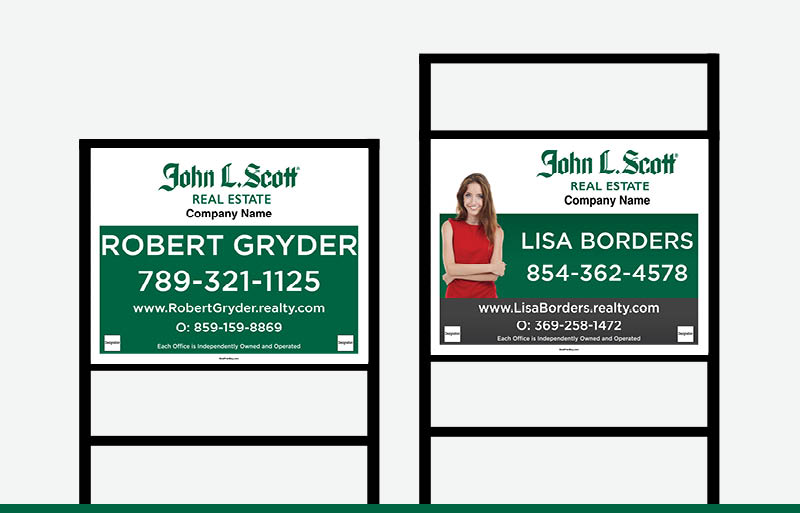 John L.Scott Real Estate Signs - JLS Signs for Realtors | BestPrintBuy.com
