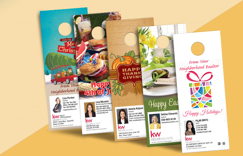 The Keyes Company One Sided Door Hangers: Occasions & Event - The Keyes Company Door Knockers for Realtors | BestPrintBuy.com